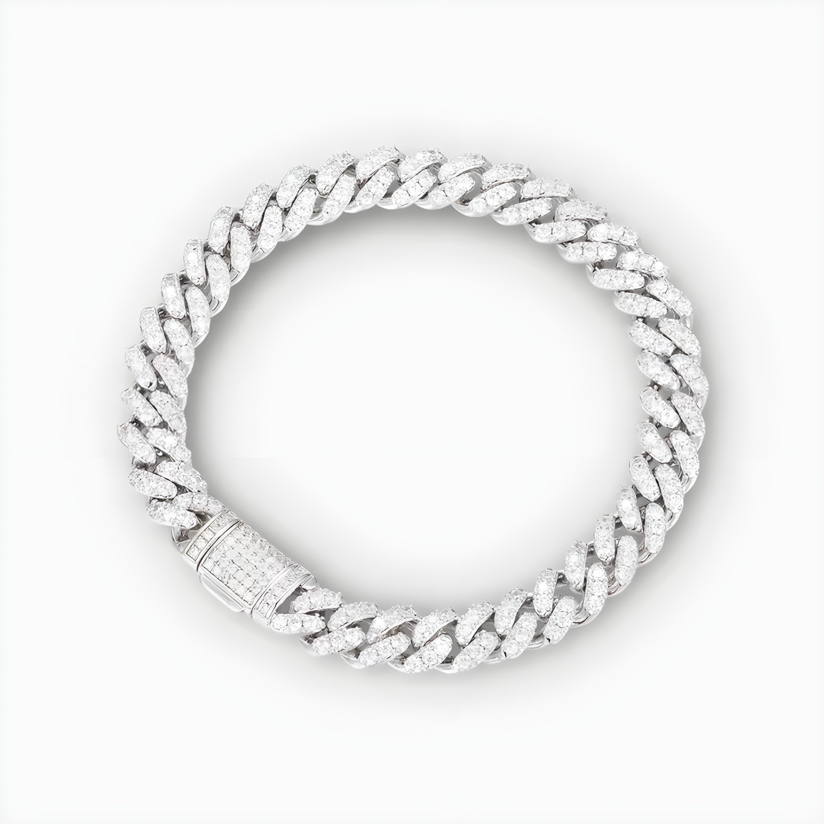Moissanite Cuban Bracelet